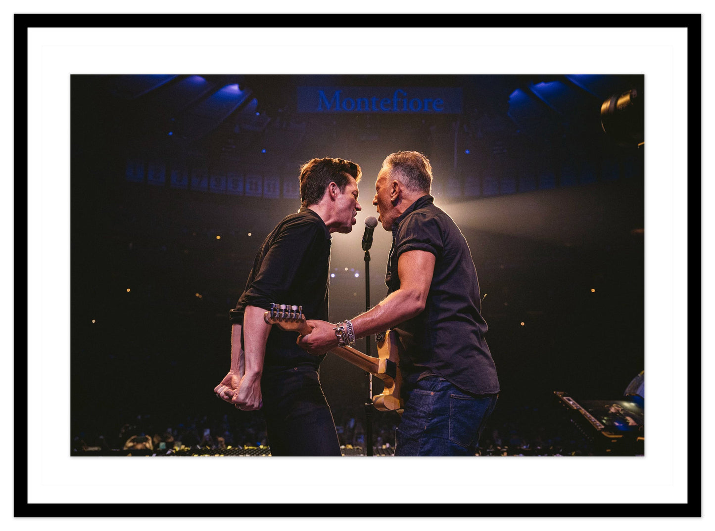 , black frame